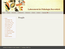Tablet Screenshot of devpsychology.ro